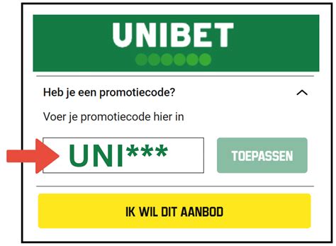 bonuscode unibet